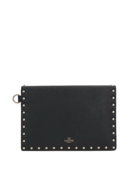 Clutch Valentino Garavani μαύρο