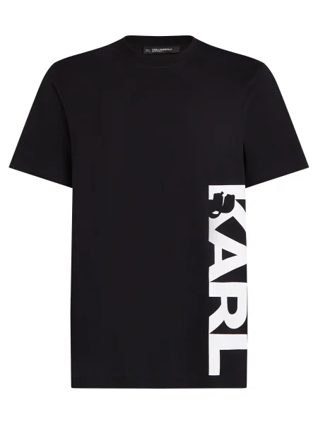 Karl Lagerfeld Tricou / alb negru