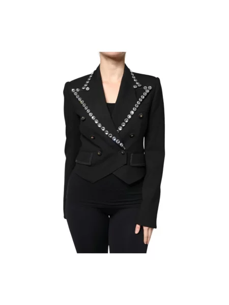 Marynarka Dolce And Gabbana dwurzędowa czarna