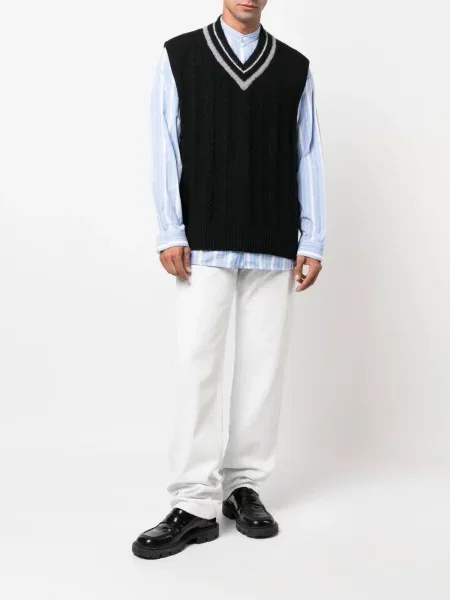 Tiesūs džinsai Maison Margiela balta
