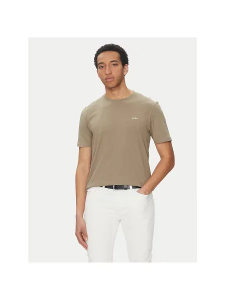 HUGO Majica Regular Fit rjava