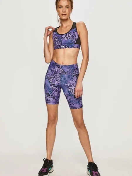 Reebok Športová podprsenka fialová