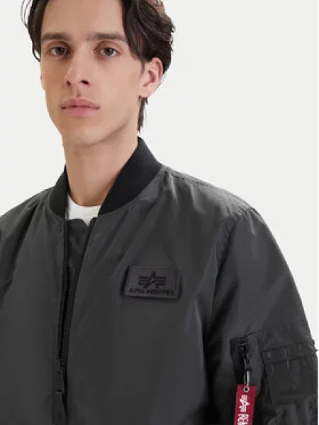 Bunda bomber Alpha Industries šedá