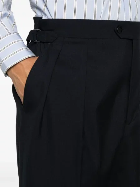 Pantaloni Fursac de lână albastru