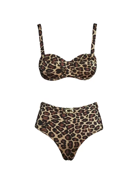 Bikini Sofia Erhan cu imagine cu model leopard