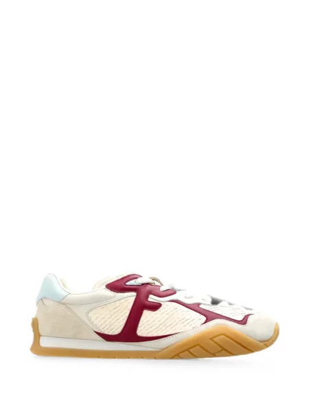 Sneakerși Fendi din piele alb