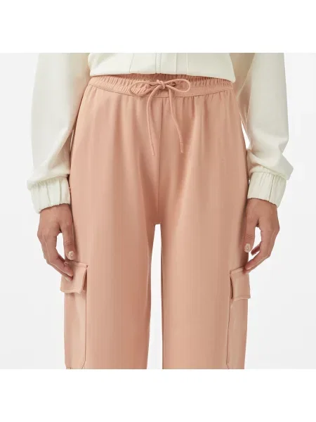 Lacoste Spodnie Dresowe Relaxed Fit różowe