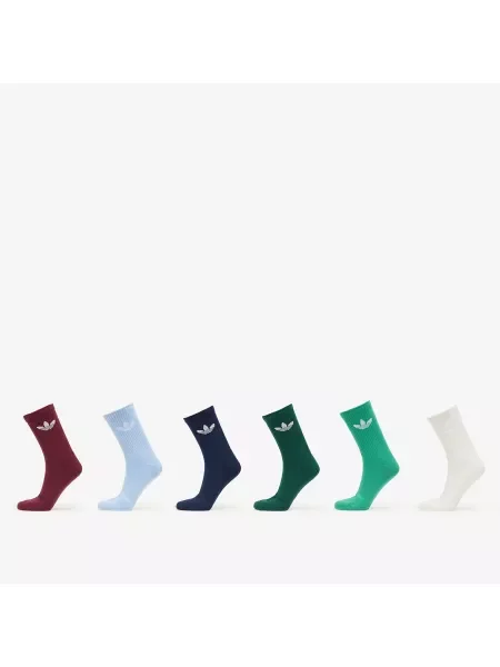 ADIDAS ORIGINALS Ponožky Trefoil světlemodrá / tmavě modrá / zelená / smaragdová / bordó bílá