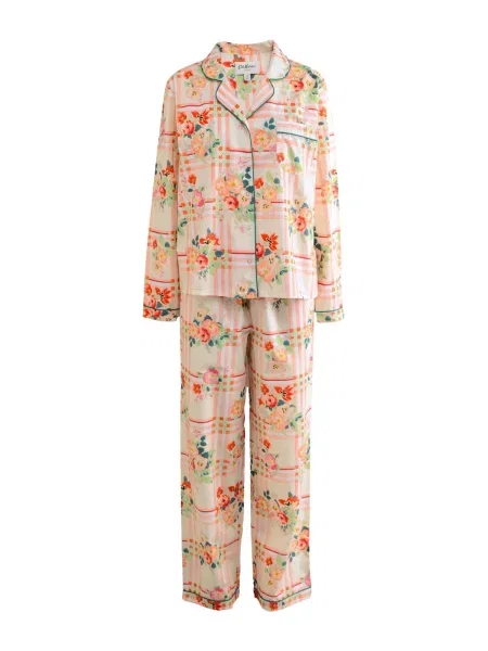Cath Kidston Pijama petrol / mentă / portocaliu / roz pal verde