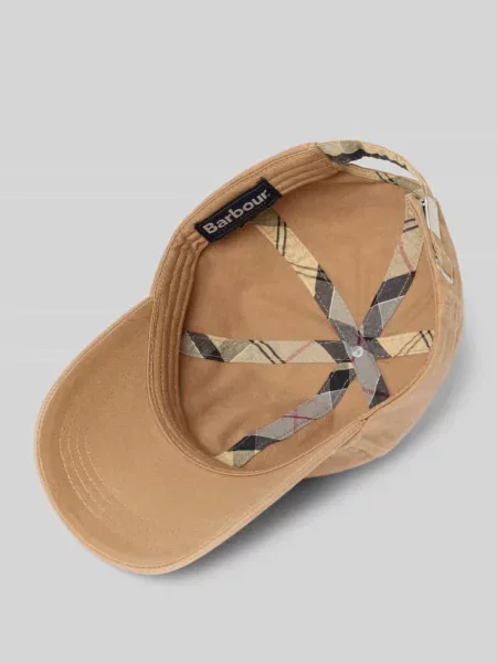 Barbour czapka bejsbolówka męska beżowa