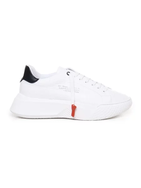 Sneakersy Giuliano Galiano skórzane z nadrukiem białe