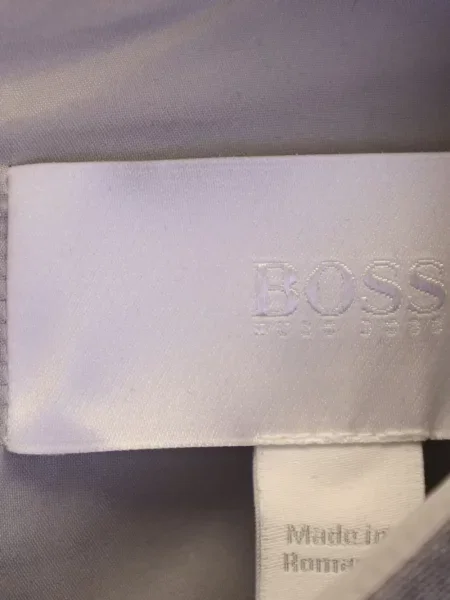 Top Boss cu decolteu în V scurt gri
