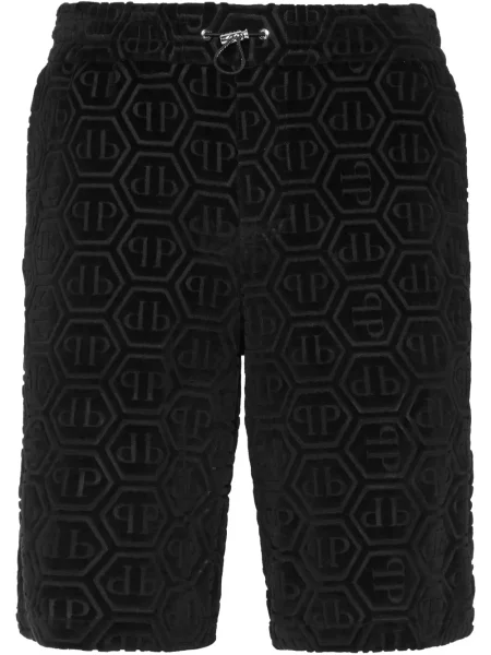 Pantaloni scurți Philipp Plein negru
