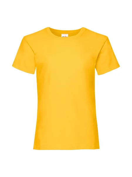 Tricou copii Fruit Of The Loom galben