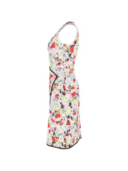 Rochie Erdem cu model floral cu imagine de costum alb