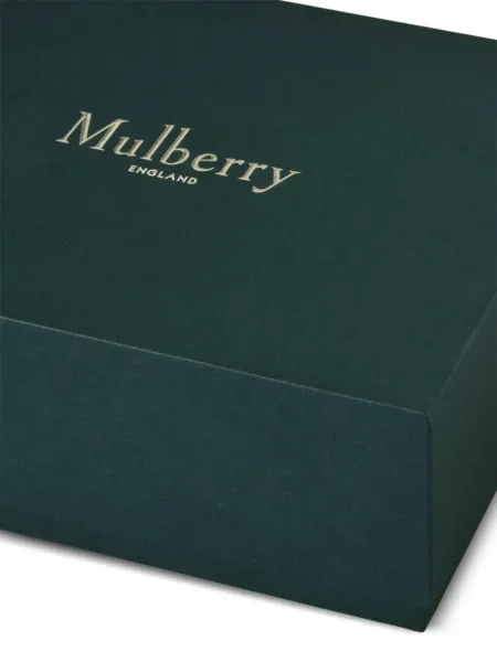 Bőr fonott öves öv Mulberry fekete