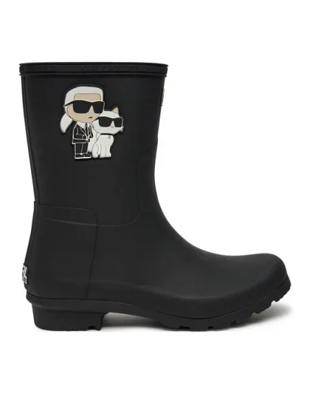 Гумени ботуши Karl Lagerfeld KALOSH черно