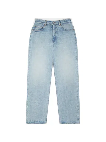 Blugi drepți Mm6 Maison Margiela albastru
