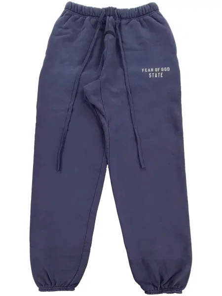 Pantaloni Fear Of God Essentials cu imagine albastru