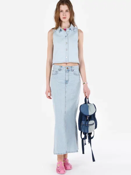 Спідниці Colin’s комбінований верх блакитний