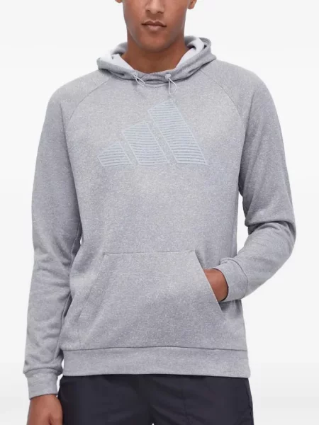 Csíkos tornaterem rövidnadrág Adidas nyomtatás kék