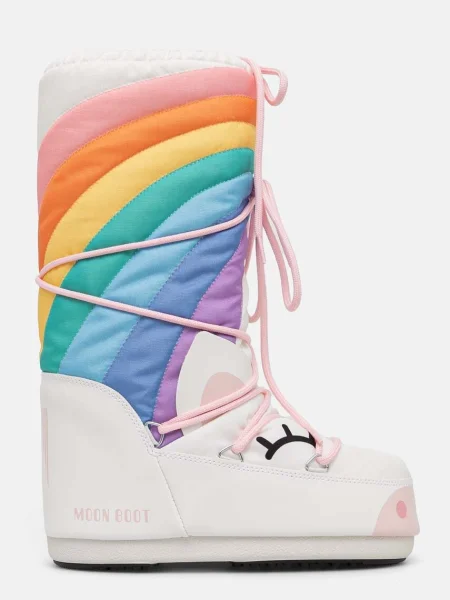 Moon Boot Škornji za sneg Mb Icon Unicorn Pisana bela