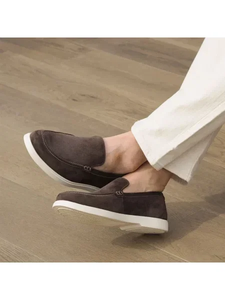 Półbuty Loake skórzane brązowe
