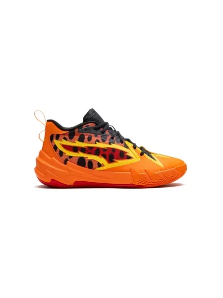 Sneakersy dziecięce Puma pomarańczowe