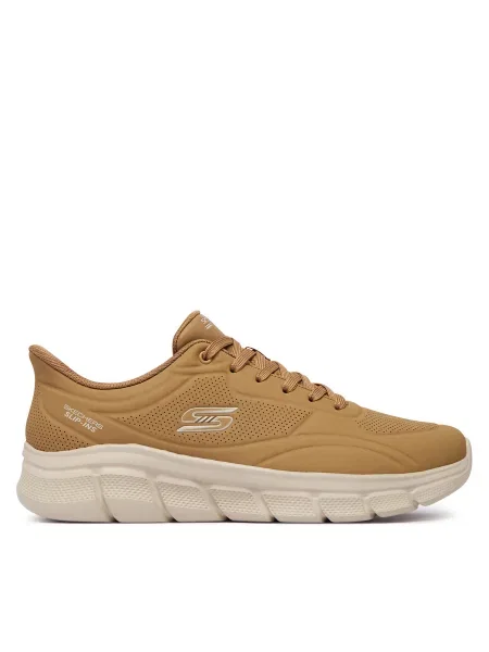 Sneakers Skechers Bobs B Flex deschis maro