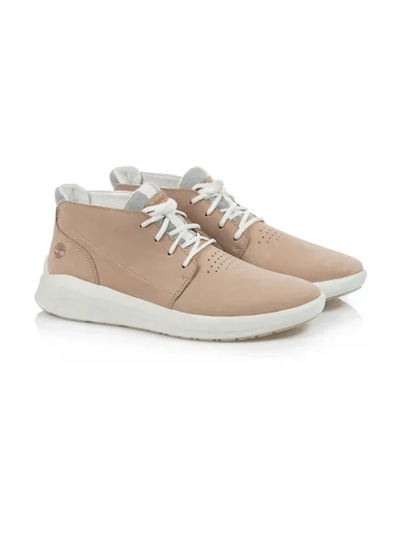 Sneakersy Timberland skórzane beżowe