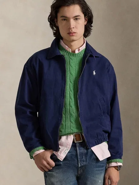 Polo Ralph Lauren κοντό μπουφάν ανδρικό μπλε