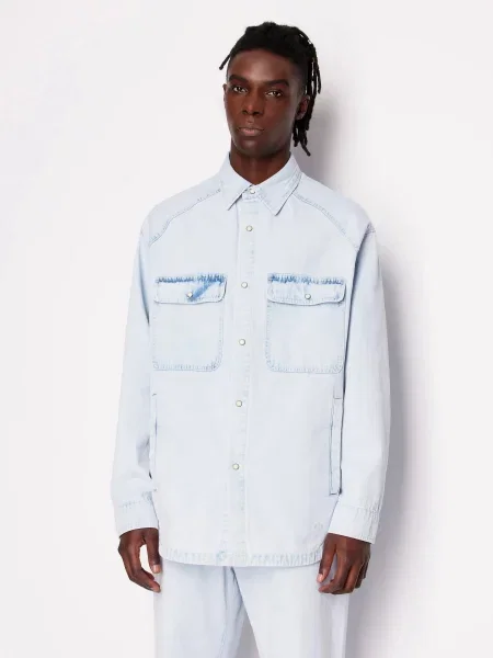 Рубашка Armani Exchange синяя