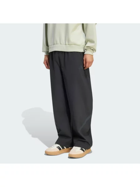 Płócienne spodnie adidas Z.N.E. czarne