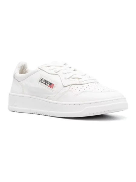 Sneakersy Autry skórzane białe