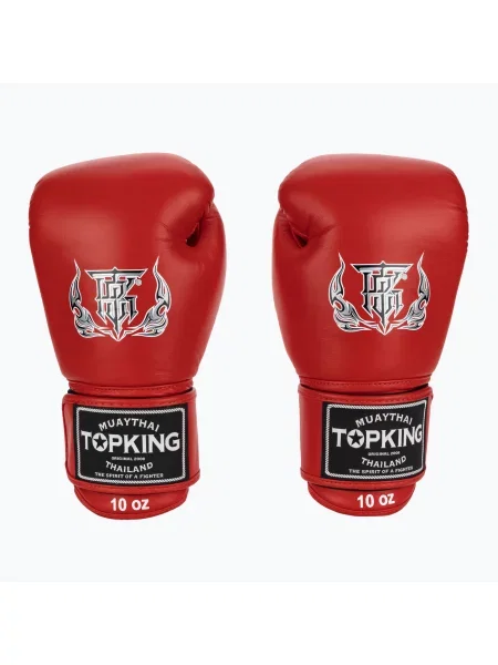 Rękawice bokserskie Top King Muay Thai Ultimate red czerwone