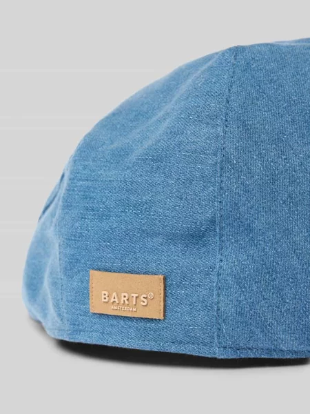 Kaszkiet z naszywką z logo model ‘Jarvis’ Barts niebieska