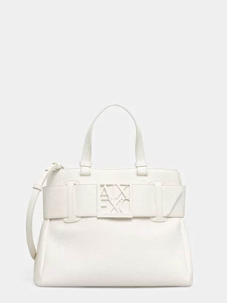 Armani Exchange Torebki Kobieta Beżowy ONE SIZE Torebka Tote biała