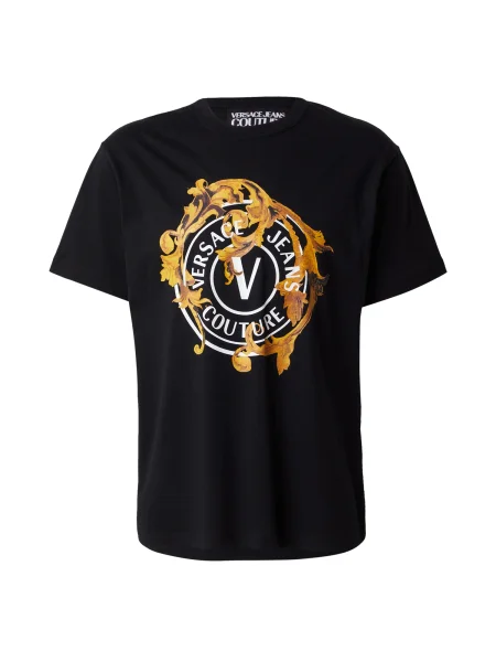Versace Jeans Couture Tricou Negru alb