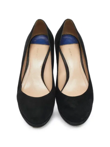 Pantofi cu toc Stuart Weitzman cu platformă negru