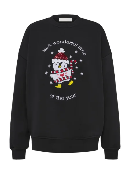 LeGer by Lena Gercke Mikina Viola žlutá / červená / černá bílá