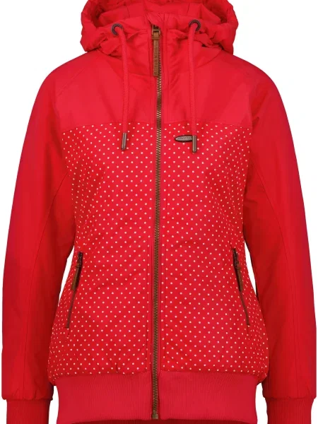 Alife and Kickin Geacă de primăvară-toamnă Malia roșu alb