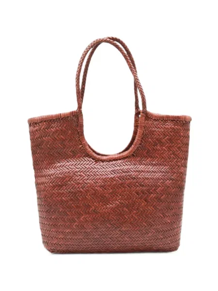 Geantă shopper Dragon Diffusion din piele maro