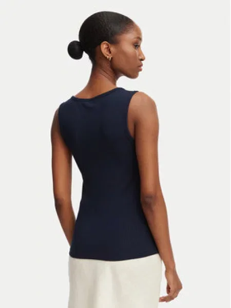 Tommy Hilfiger ženski top s viskozom plava