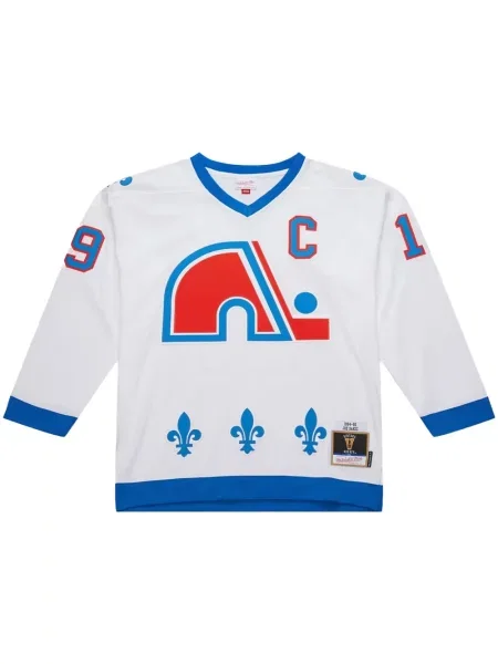 Cămașă Mitchell & Ness din jerseu alb