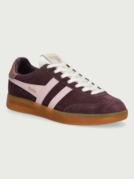 Gola Cyclone Trainer sneakers pentru femei din piele întoarsă violet