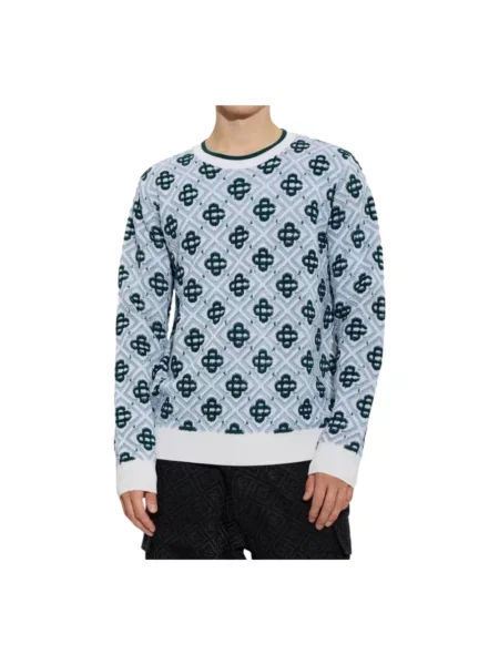 Bluza Casablanca wełniana niebieska