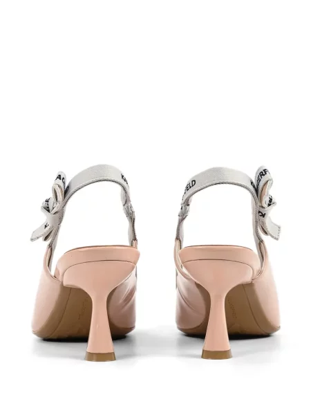 Pantofi cu toc Karl Lagerfeld cu funde slingback