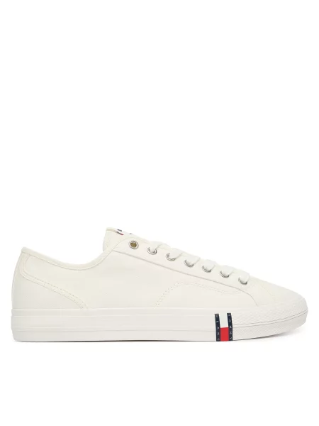 Tommy Jeans Sportbačiai be auliuko balta