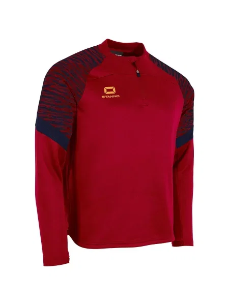 Bluza dresowa zip Stanno Bolt czerwona