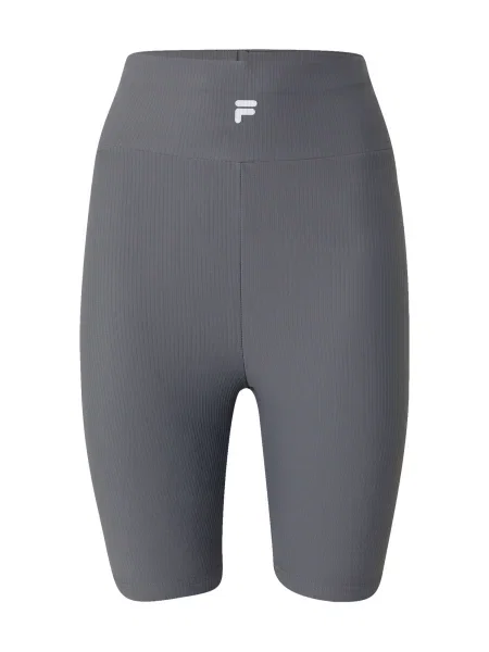FILA Pantaloni sport gri / alb